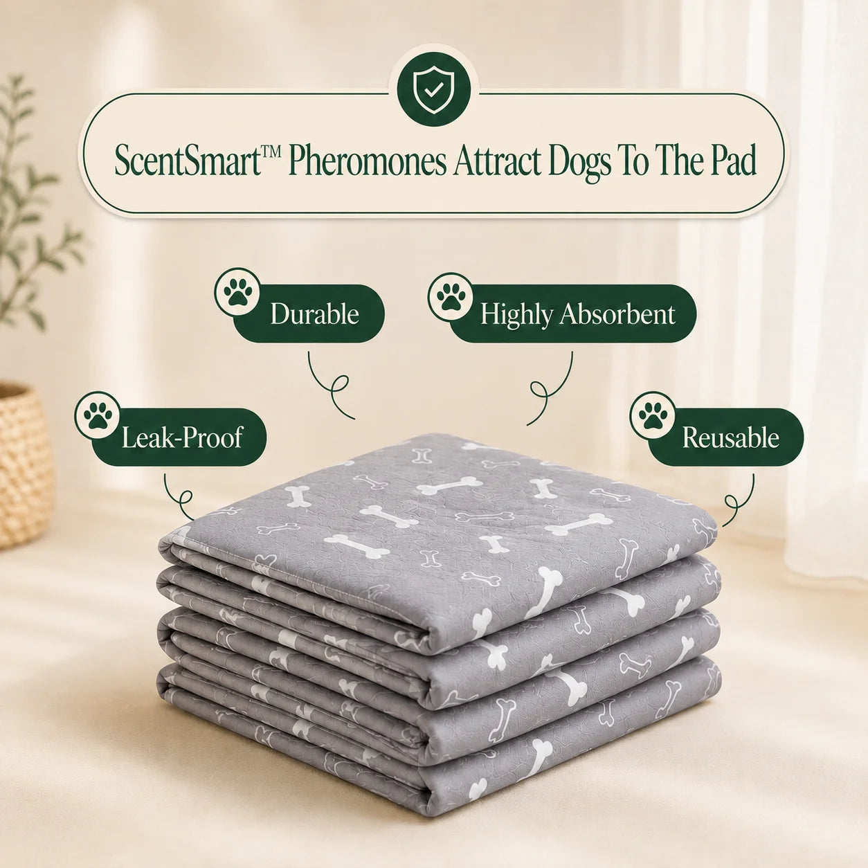 The ScentSmart™ Pad — The Last Pee Pad You'll Get